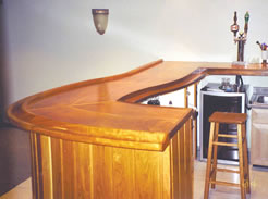 Tap system & cherry stool for bartender