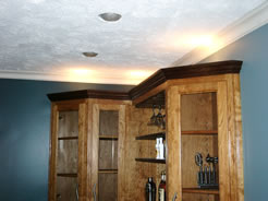 Walnut crown molding