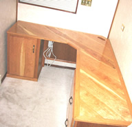 Desk top measures approximately 5' x 6'