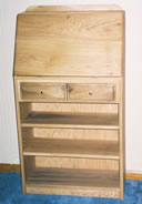 White oak writing desk