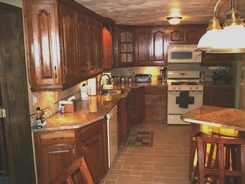 Cherry kitchen cabinets