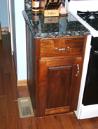 Range end cabinet